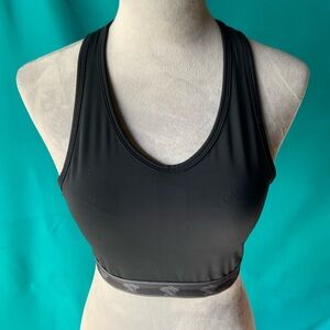 Rabbit Women’s Black Strappy Pocket Sports Bra for Runners